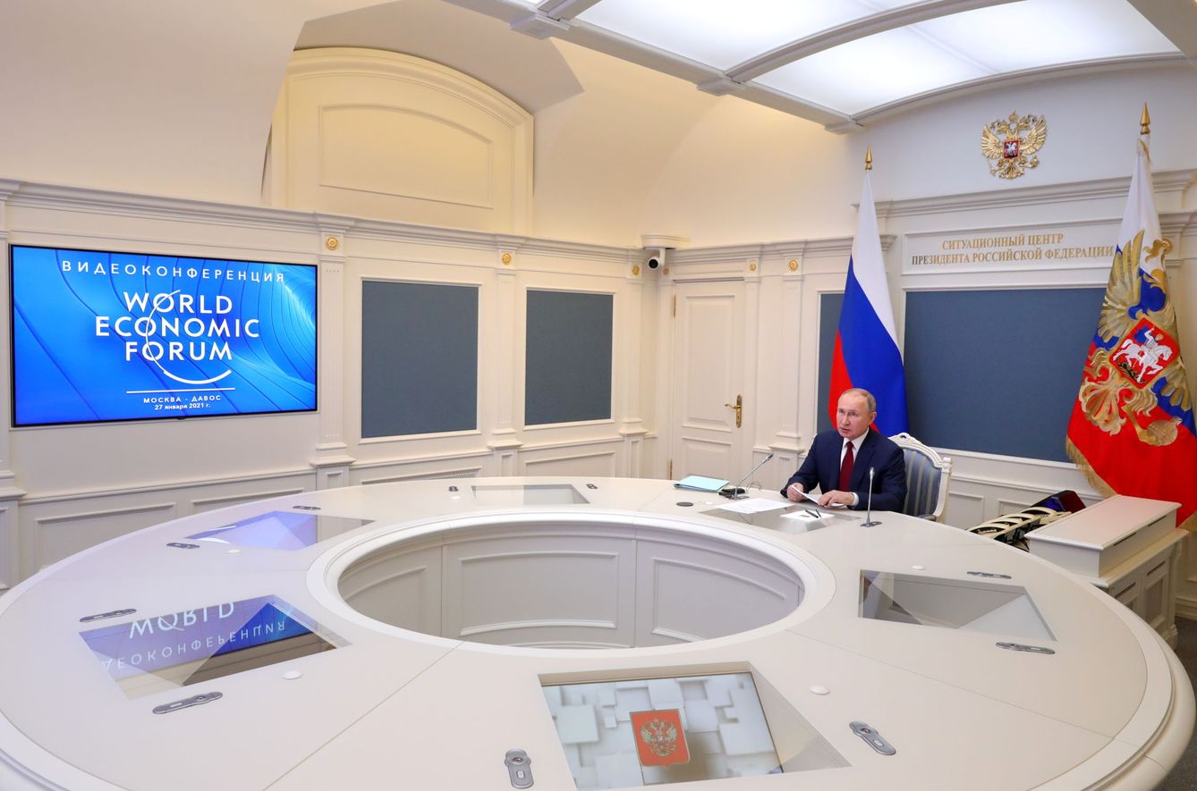 Vladímir Putin, en el Foro Económico Mundial. (EFE)