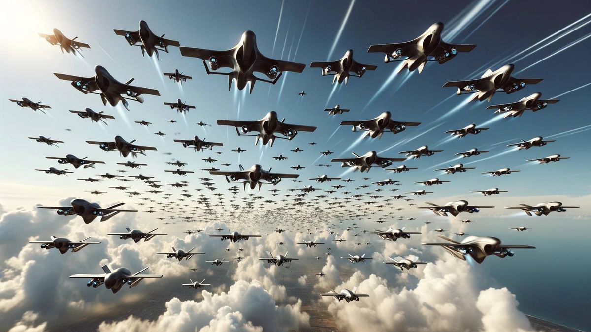 EEUU ya tiene el primer dron del nuevo ejército de enjambres de combate del Pentágono