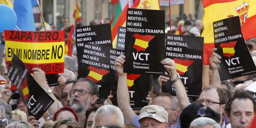 Foto: Rajoy se convierte en el gran ausente de la marcha de la AVT