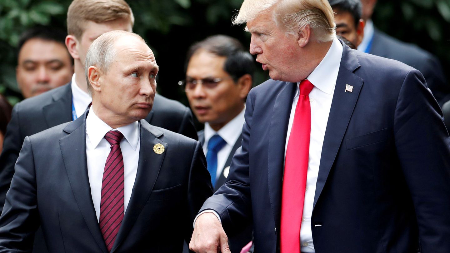 Putin y Trump. (Reuters)