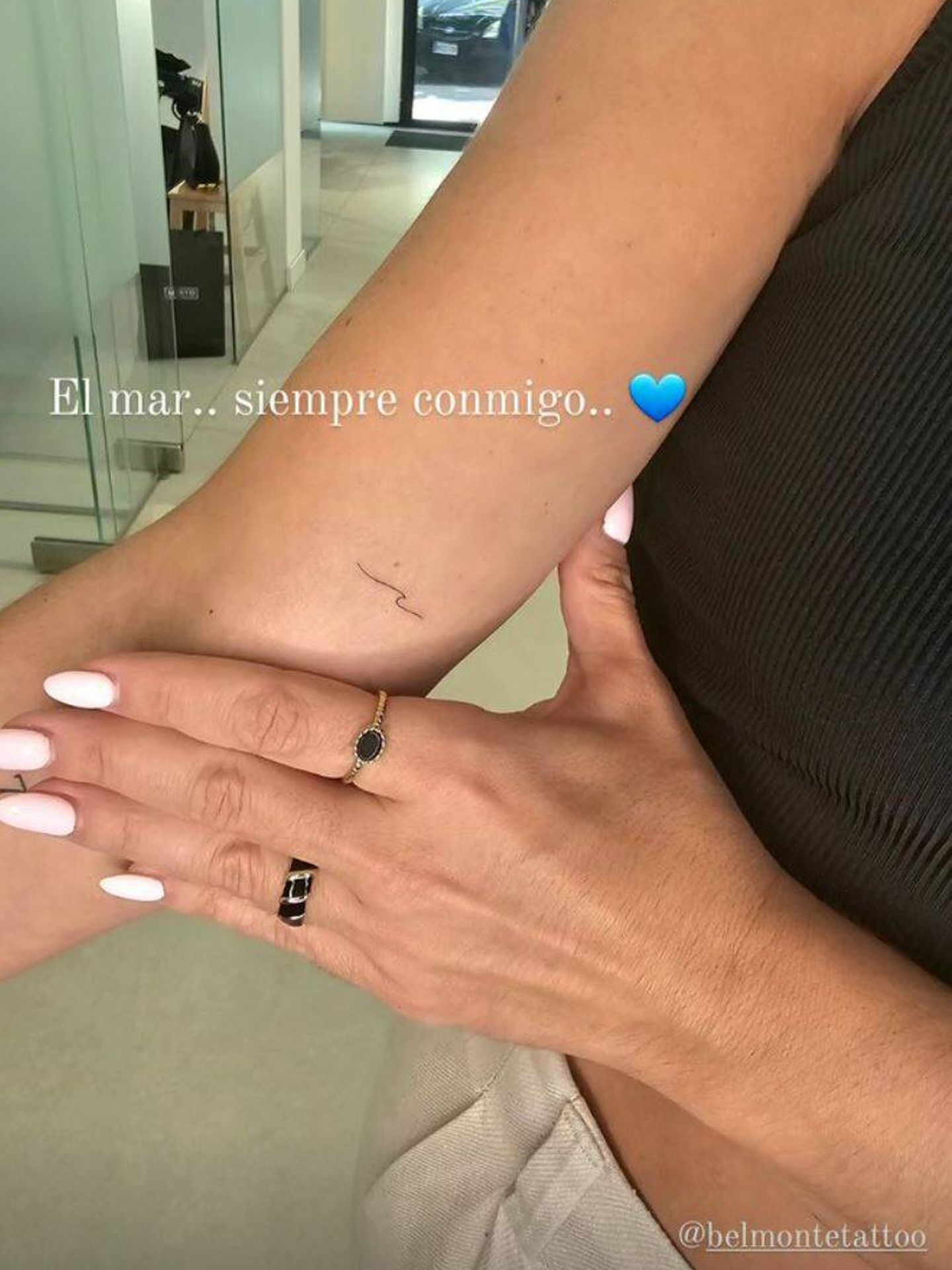 El nuevo tatuaje de Paula Echevarría. (Instagram)