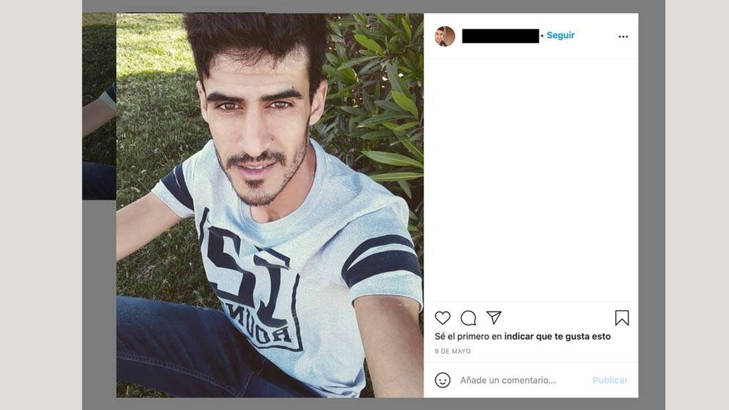 Única publicación en Instagram del presunto yihadista.