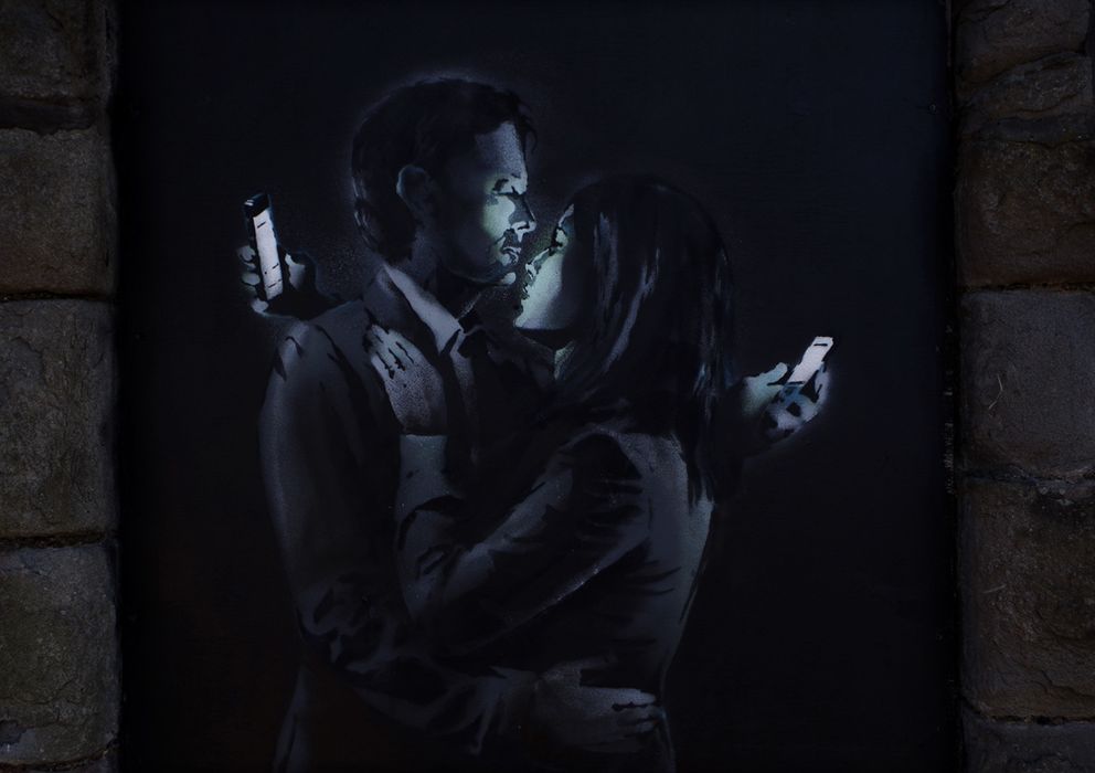 Foto: Obra de Banksy aparecida en Bristol