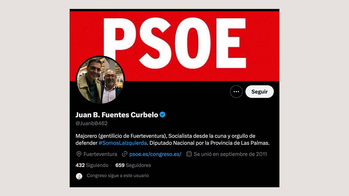 "Hay que acabar con tanta corrupción en Canarias": los tuits del diputado socialista