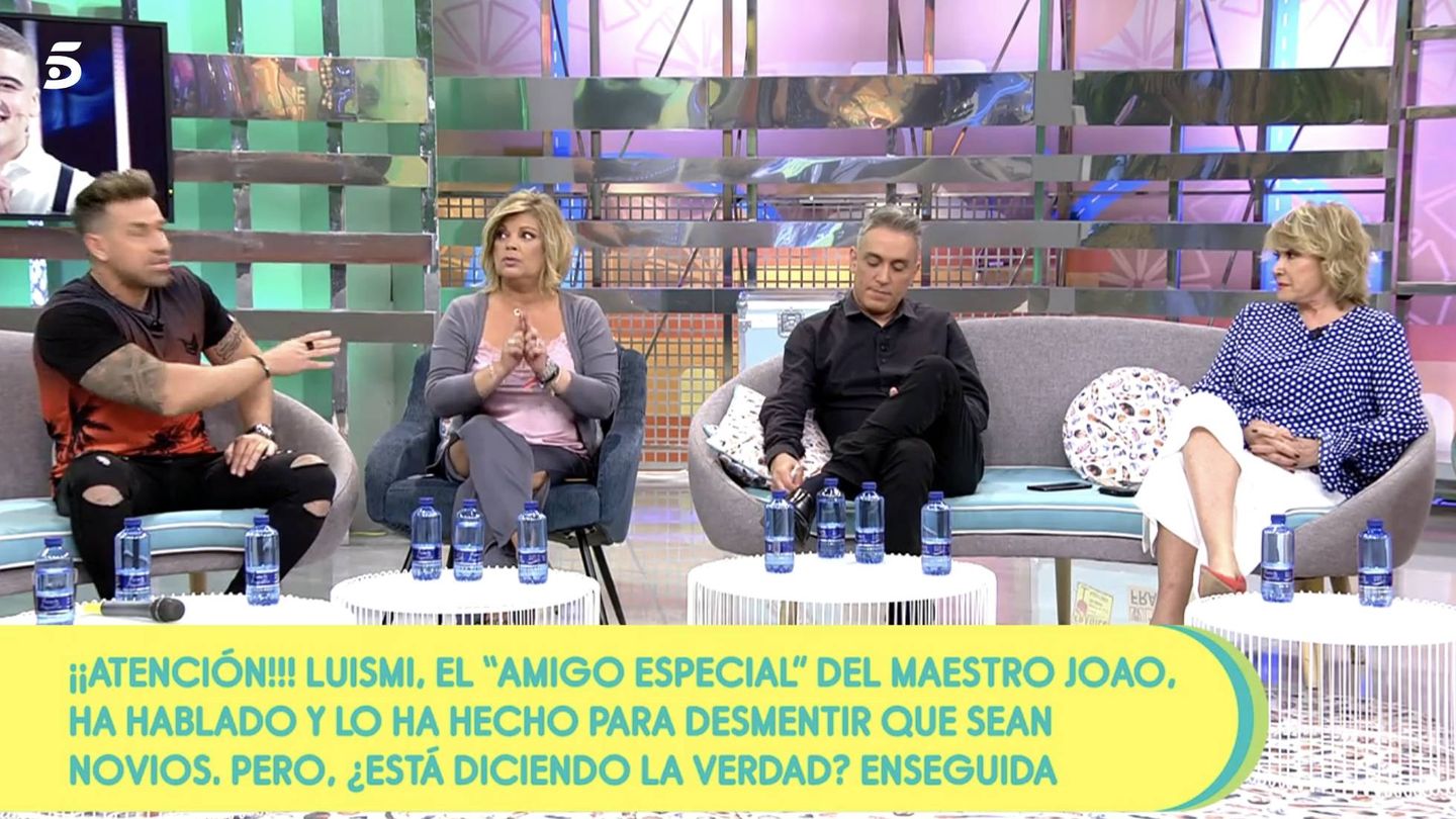 Rafa Mora, Terelu, Kiko Hernández y Mila Ximénez.