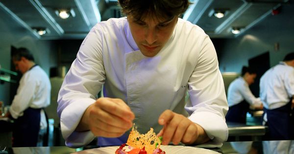 Foto: El chef Jordi Cruz en su restaurante Abac.