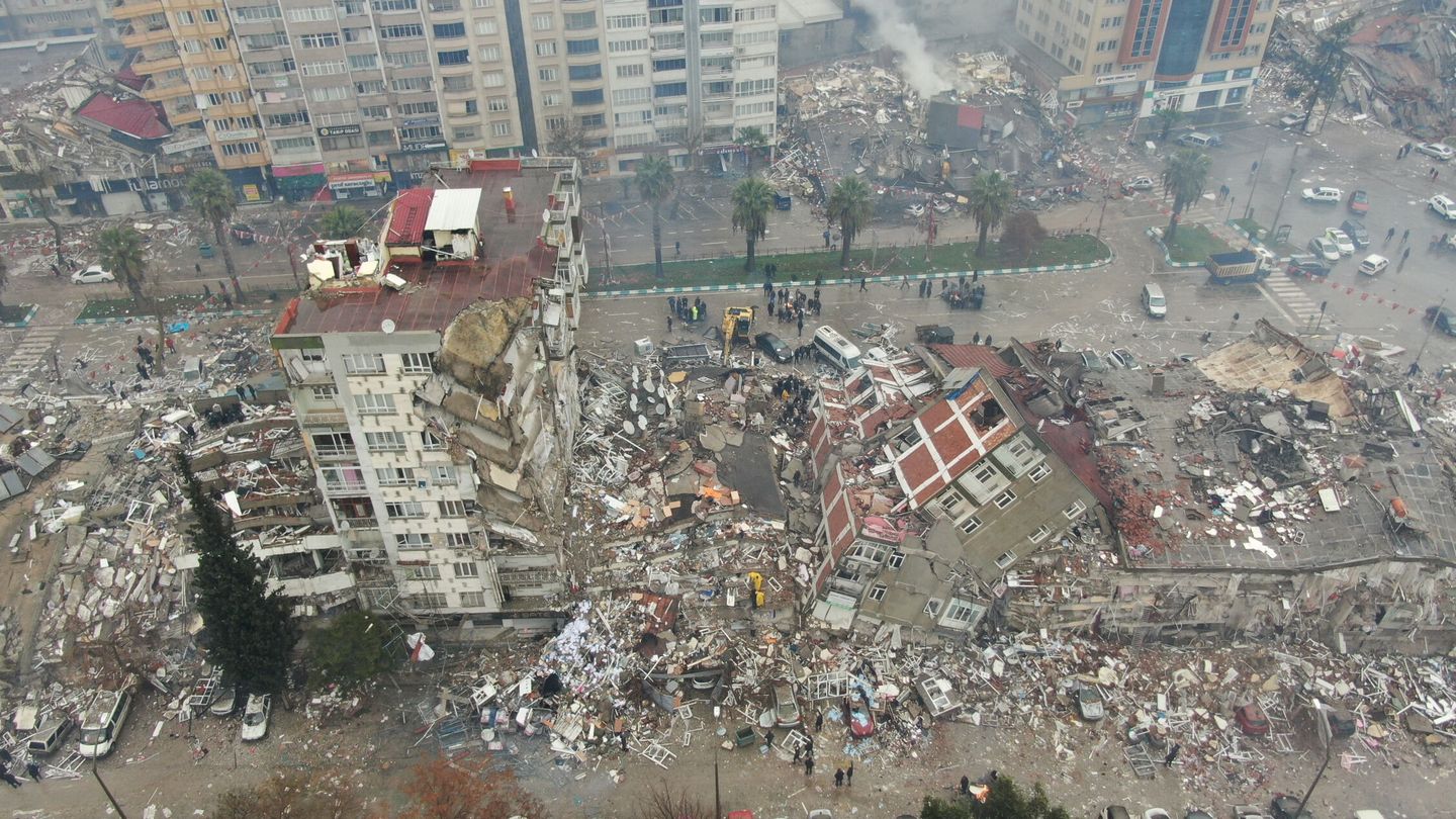 Panorámica de los daños del terremoto en Turquía. (Reuters)