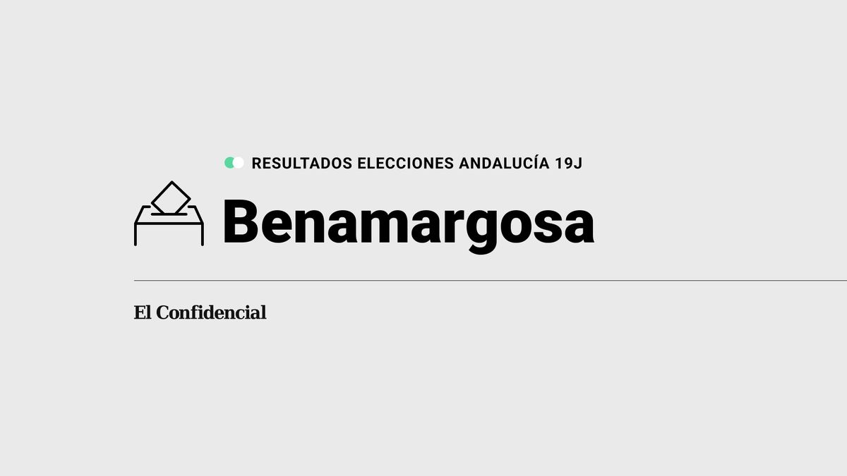 Resultados en Benamargosa: elecciones de Andalucía 2022 al 100% de escrutinio