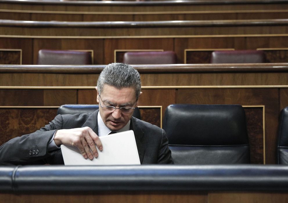 Foto: El ministro de Justicia, Alberto Ruiz-Gallardón. (EFE)