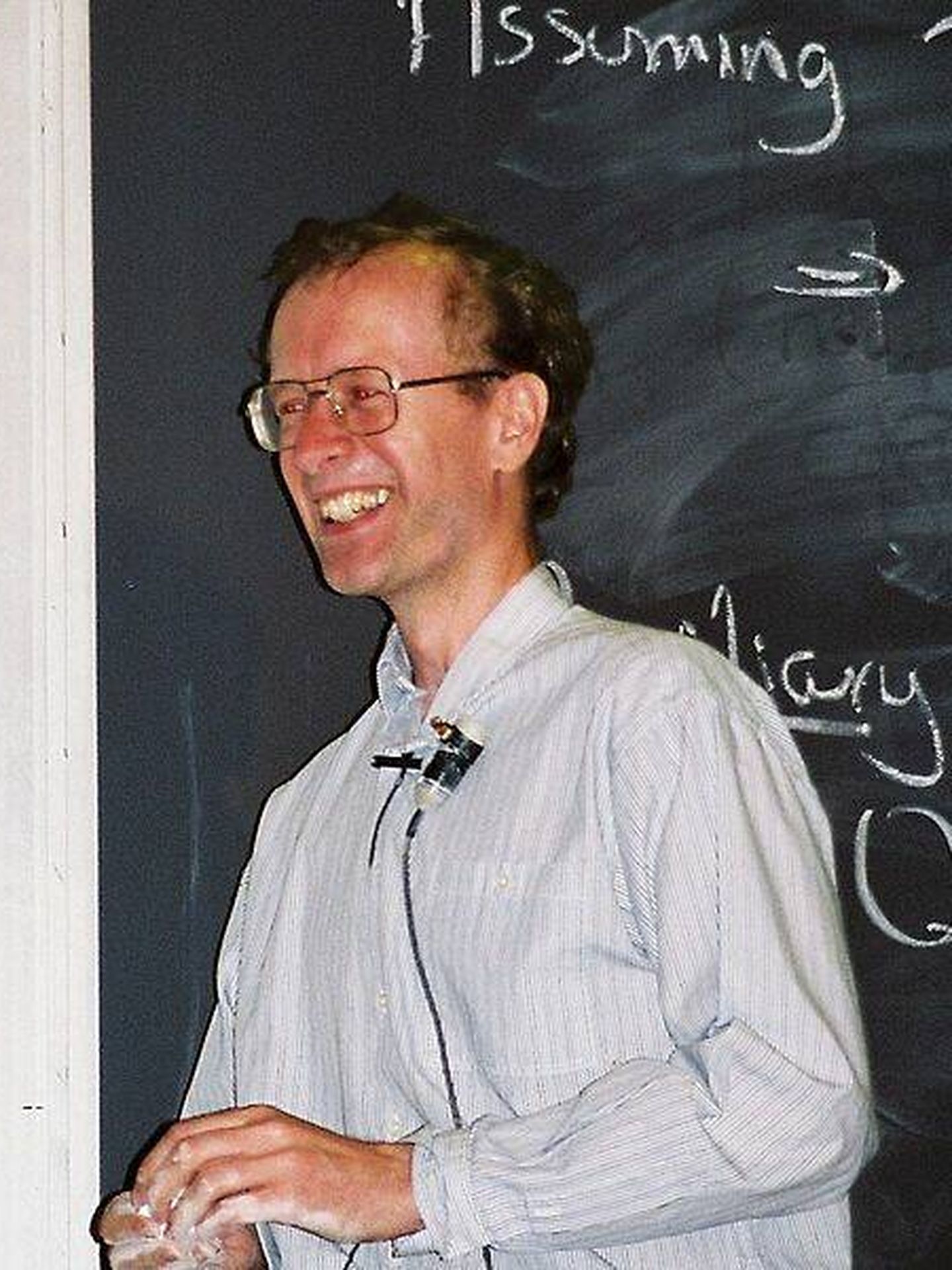 El matemático Andrew Wiles en 1995. 