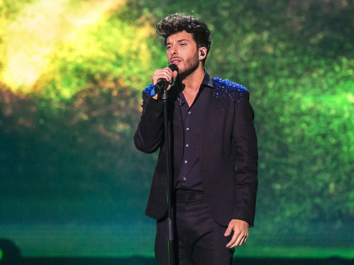 Foto: El cantante Blas Cantó en 'Destino Eurovisión'. (TVE)