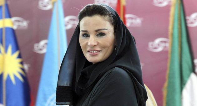 La exjequesa de Qatar, Moza bint Nasser, en Doha en 2011. (EFE/Wolfgang Kumm)