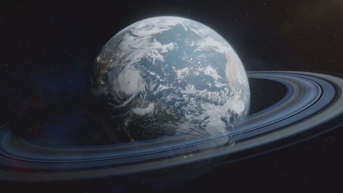 La Tierra podría tener anillos de chatarra orbitando a su alrededor. (NASA)