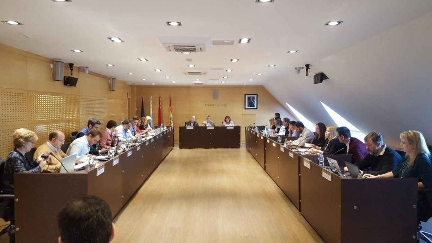 El Pleno municipal del Ayuntamiento de Arganda del Rey.