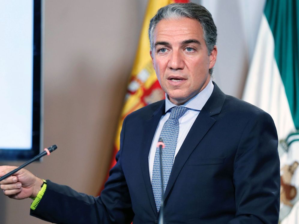 Foto: El portavoz del Gobierno andaluz, Elías Bendodo. (EFE)