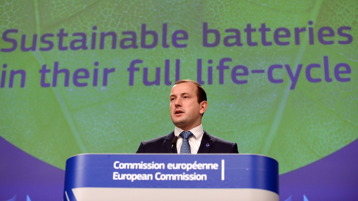 El Comisario Europeo de Medioambiente Virginijus Sinkevicius. (EFE)
