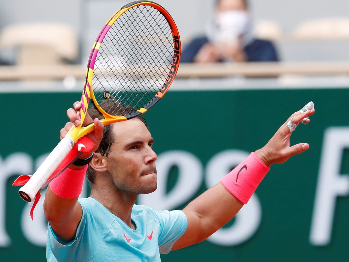 Foto: Nadal celebra su victoria en segunda ronda. (Reuters)