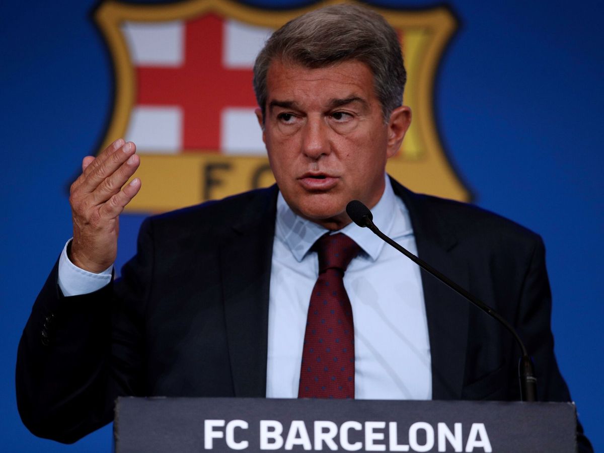 Foto: El presidente del FC Barcelona, Joan Laporta. (EFE)