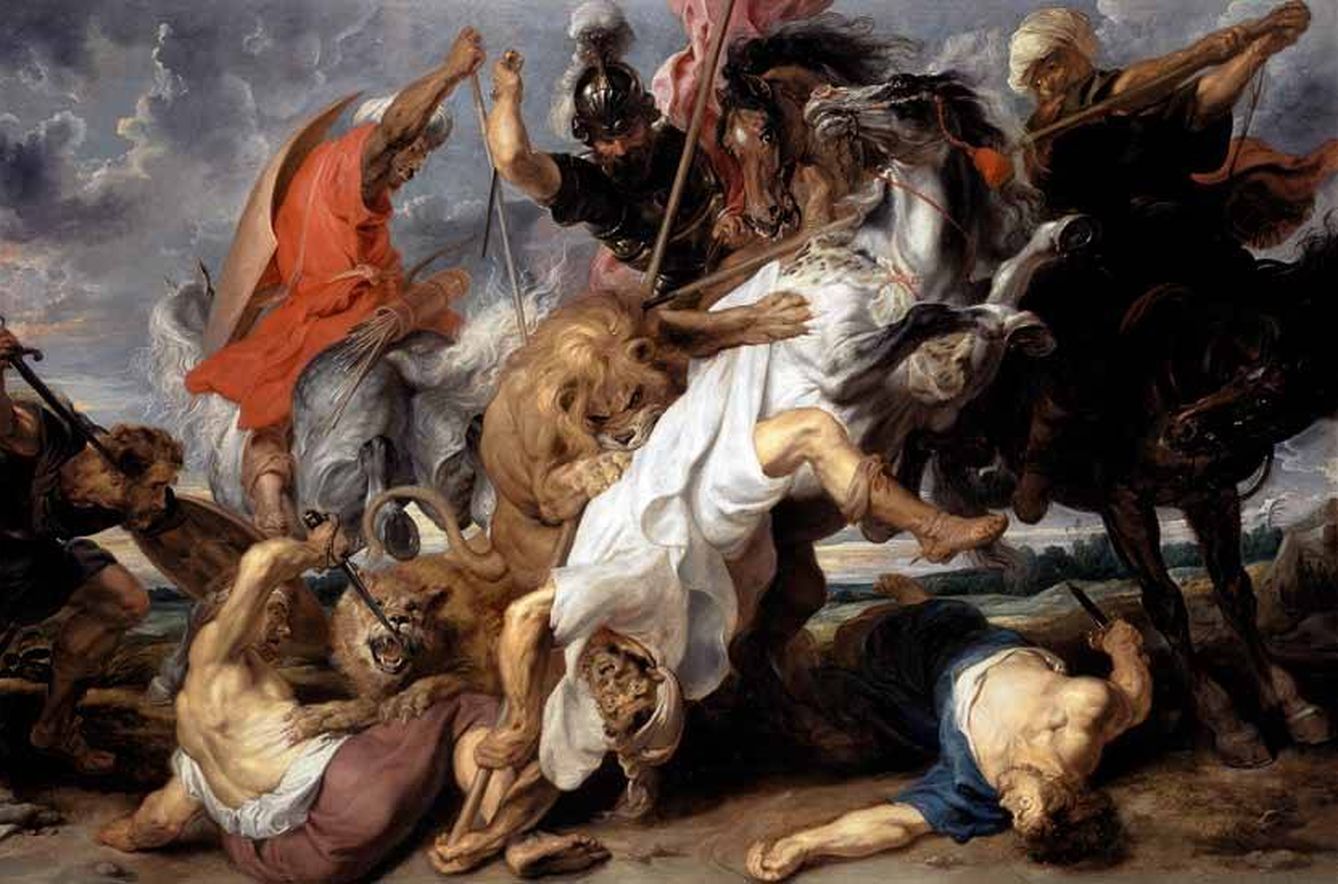 'La caza del león', de Rubens.