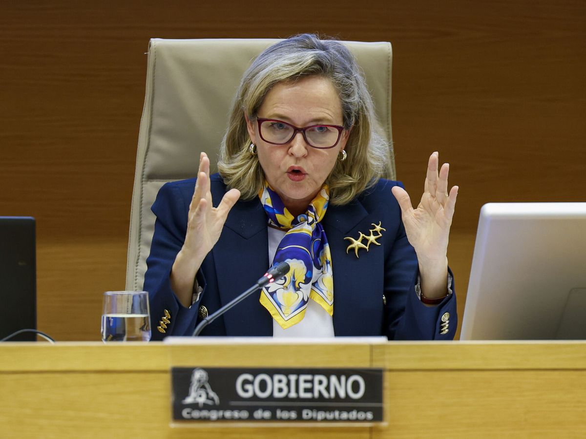 Foto: La vicepresidenta primera del Gobierno, Nadia Calviño. (EFE/Javier Lizón)