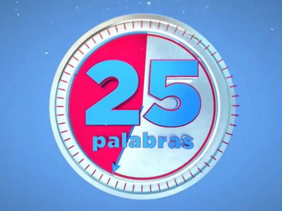 Foto: Logotipo de '25 palabras'. (Mediaset)