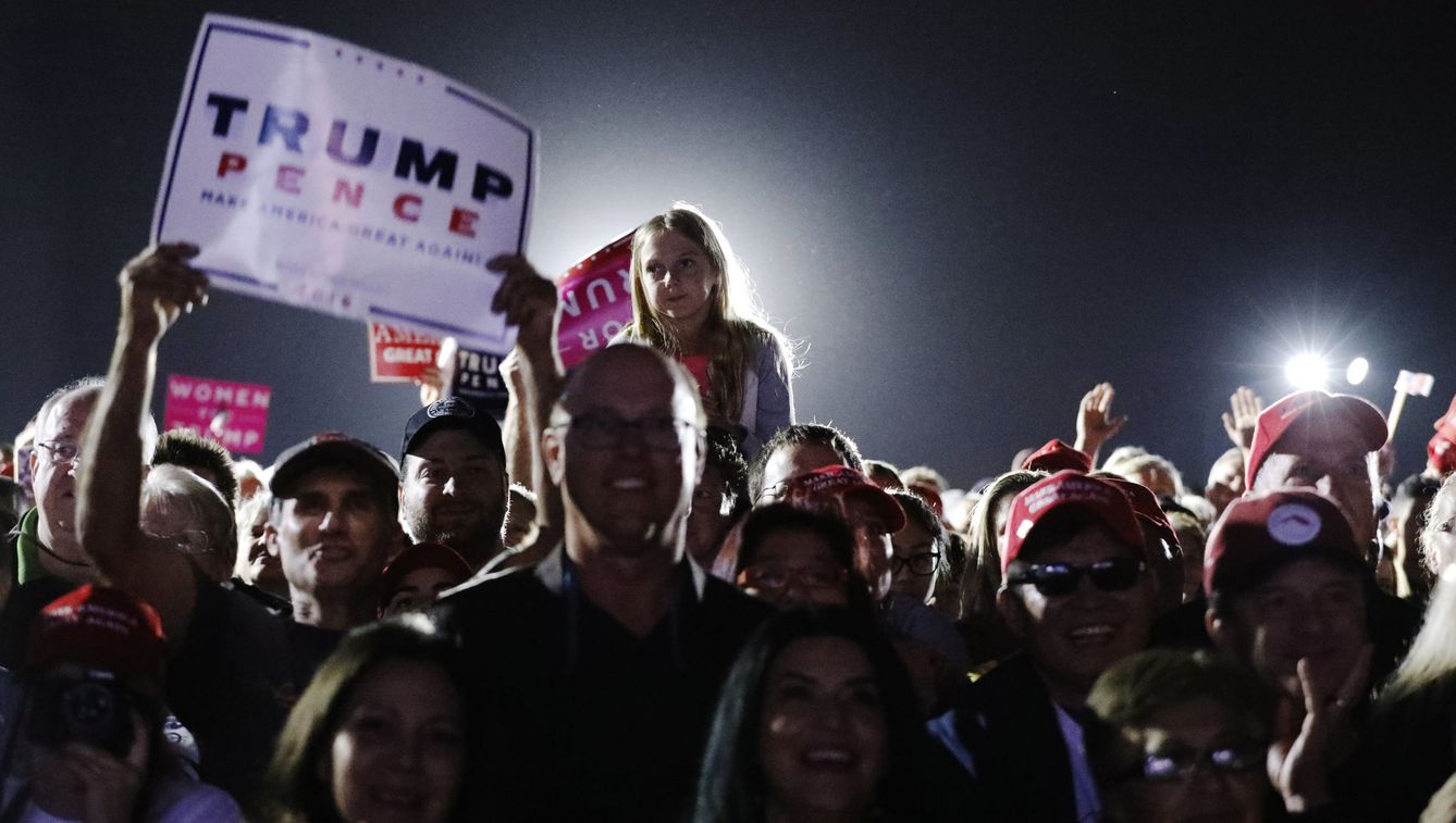 Foto: Votantes de Trup durante un evento del presidente electo en Orlando, Florida (Reuters).