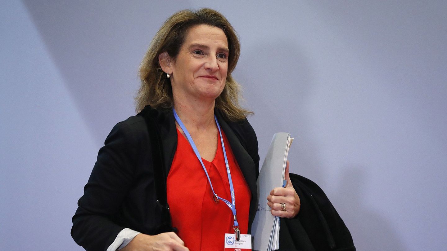 La ministra española para la Transición Ecológica en funciones, Teresa Ribera. (EFE)