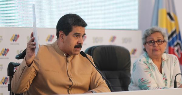 Foto: Fotografía cedida por la oficina de prensa del Palacio de Miraflores que muestra al presidente de Venezuela, Nicolás Maduro. (EFE)