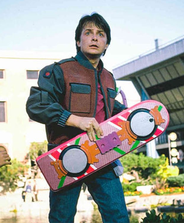 Marty McFly volaba con este patinete en 'Regreso al futuro'