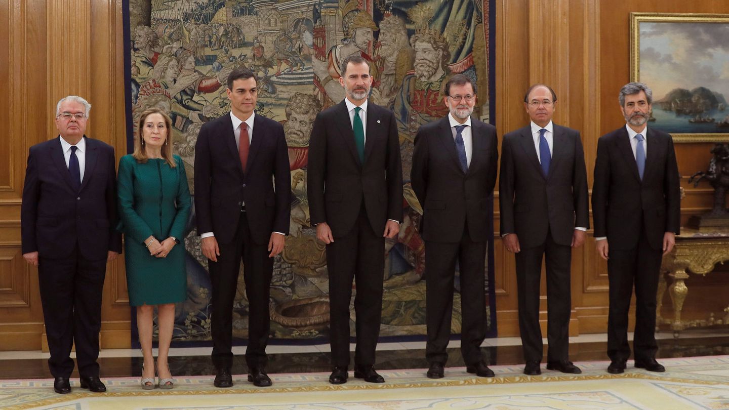 Mariano Rajoy ha estado muy arropado en su despedida. (Limited Pictures-Pool)