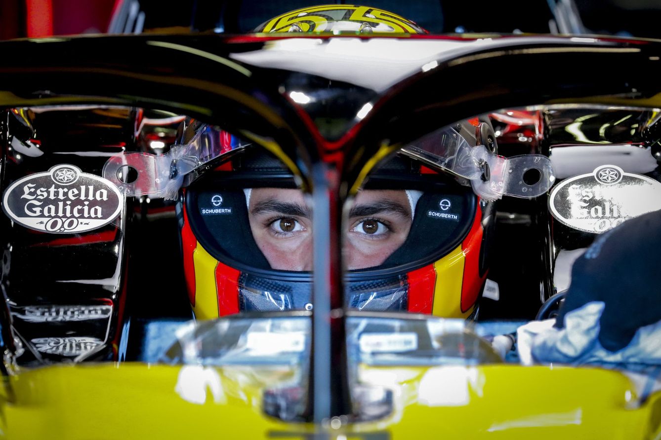 Sainz mira con determinación a un 2018 en el que luchará con Alonso de tú a tú. (Reuters)