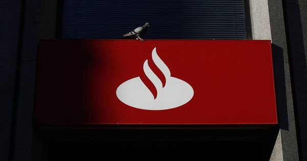 Foto: Logo del Banco Santander. 