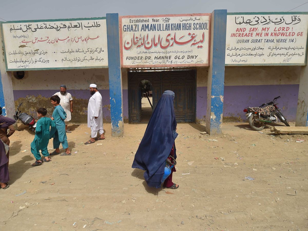Foto: Foto de archivo de una escuela en Afganistán. (EFE/Shahzaib Akber)