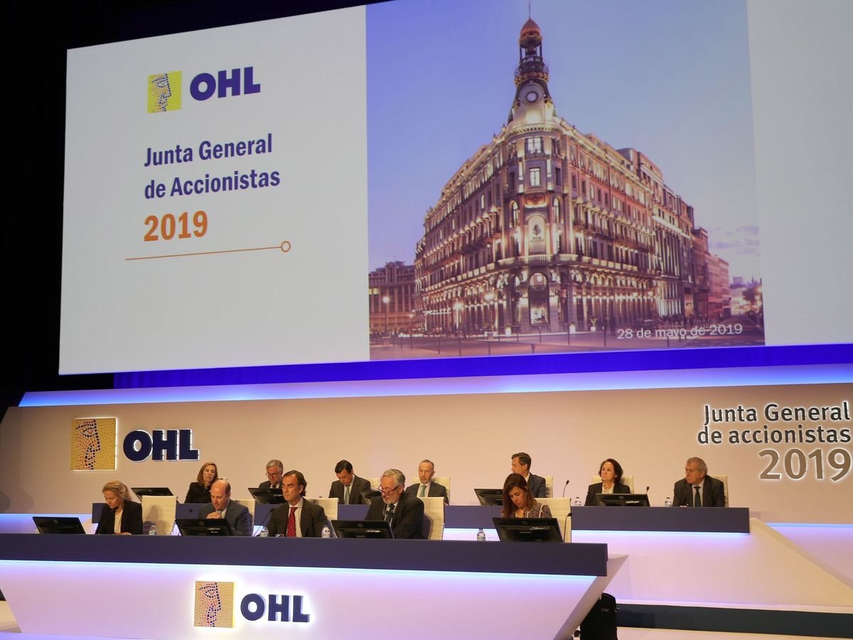 Foto: Junta general de accionistas de OHL, en Madrid. (EFE)