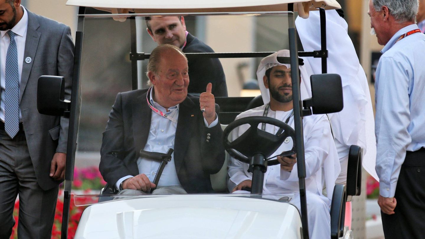 El rey Juan Carlos, en Abu Dabi. (Cordon Press)