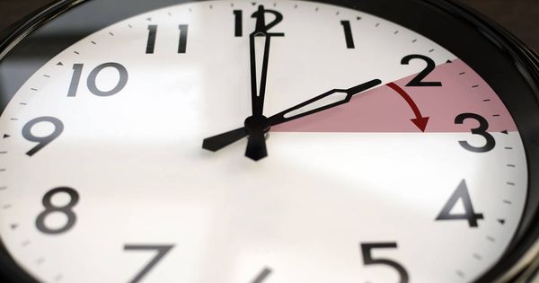 Foto: Un reloj marca el cambio de hora que dará paso al horario de verano. (iStock)