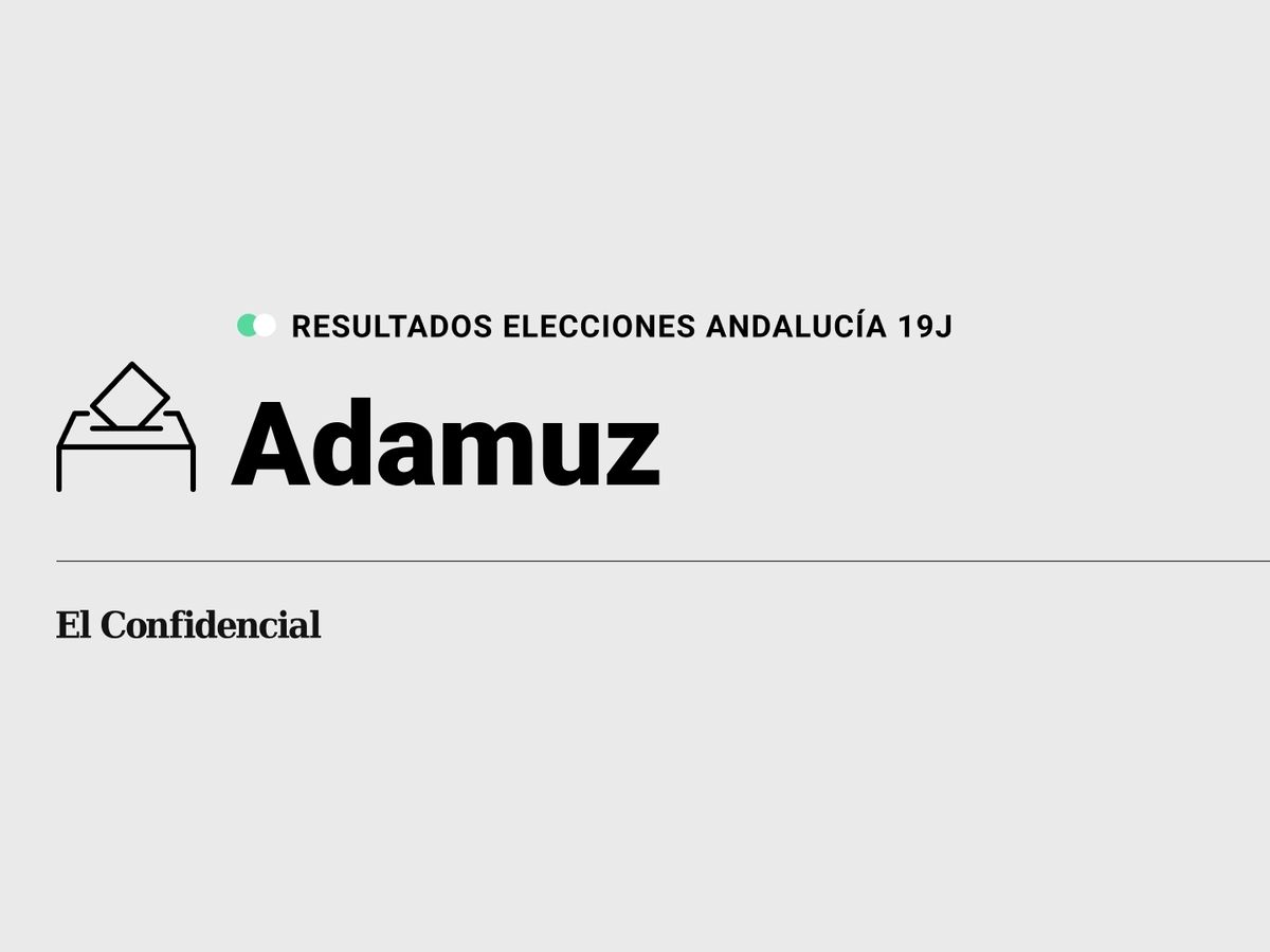 Foto: Resultados en Adamuz, Córdoba, de las elecciones de Andalucía 2022 este 19-J (C.C./Diseño EC)