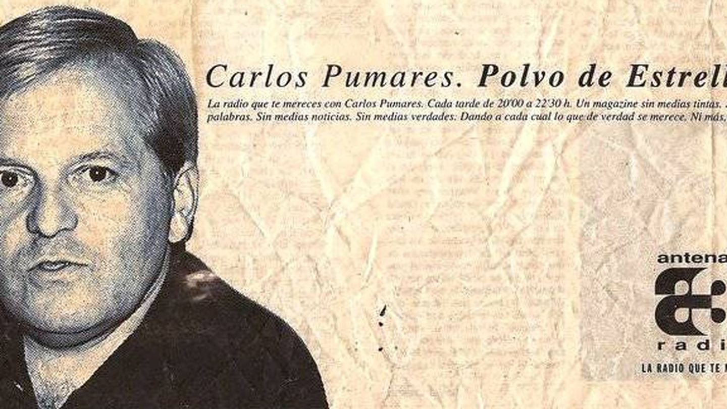 Carlos Pumares en un anuncio de 'Polvo de estrellas'