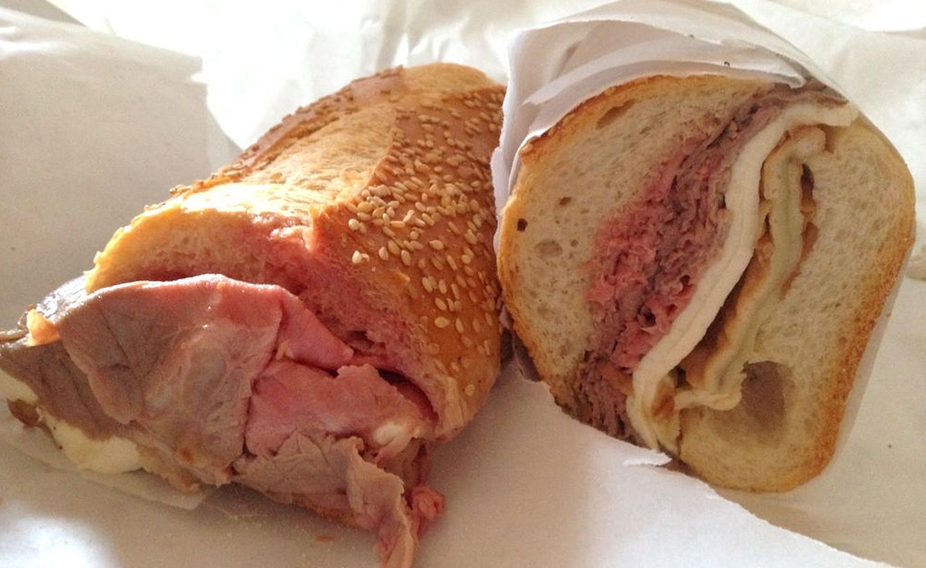 El sándwich tal como se sirve en Defonte´s. (Krista)