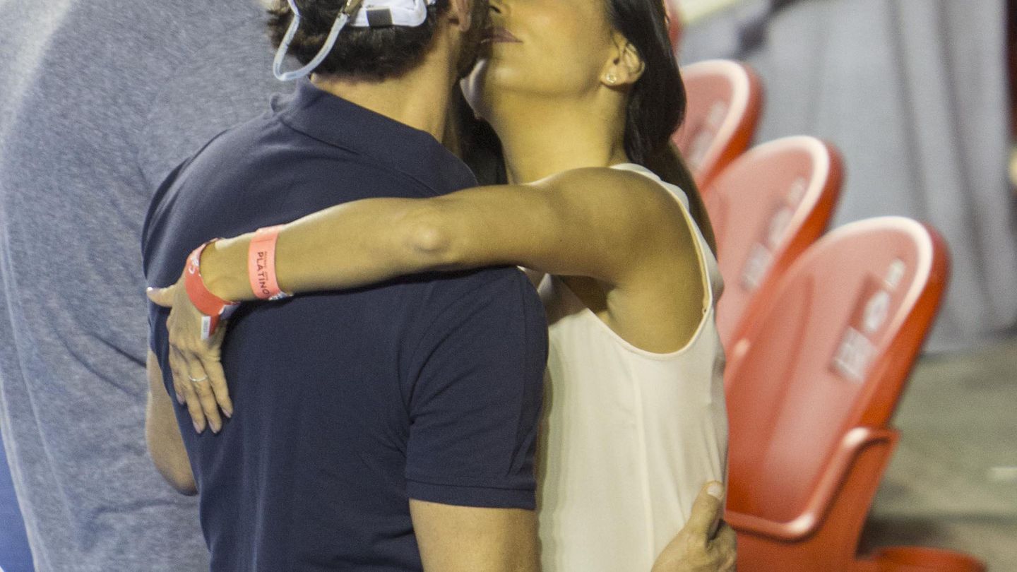 Eva Longoria y José Antonio Bastón durante el Torneo de Tenis de Acapulco (Gtres)