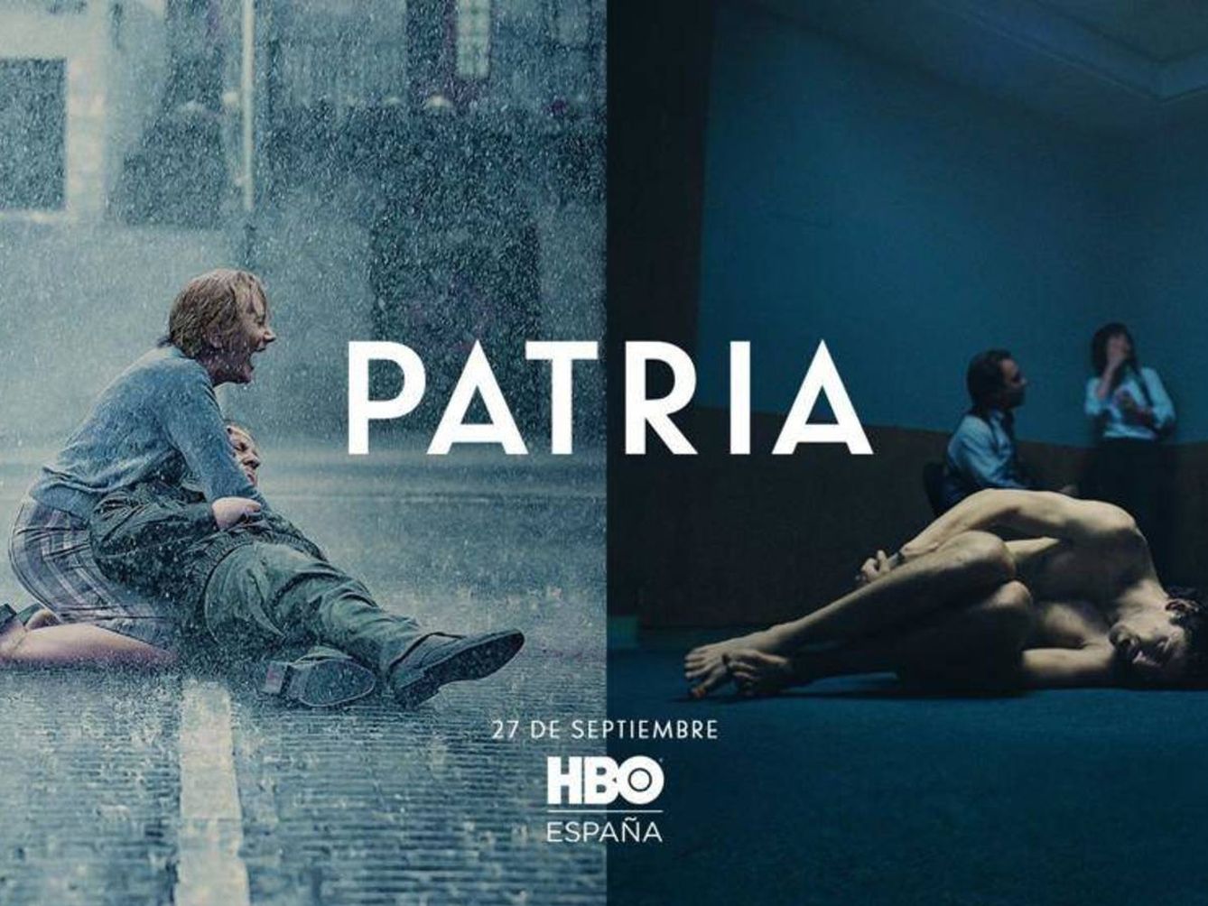 El 'polémico' cartel de 'Patria'. (HBO España)