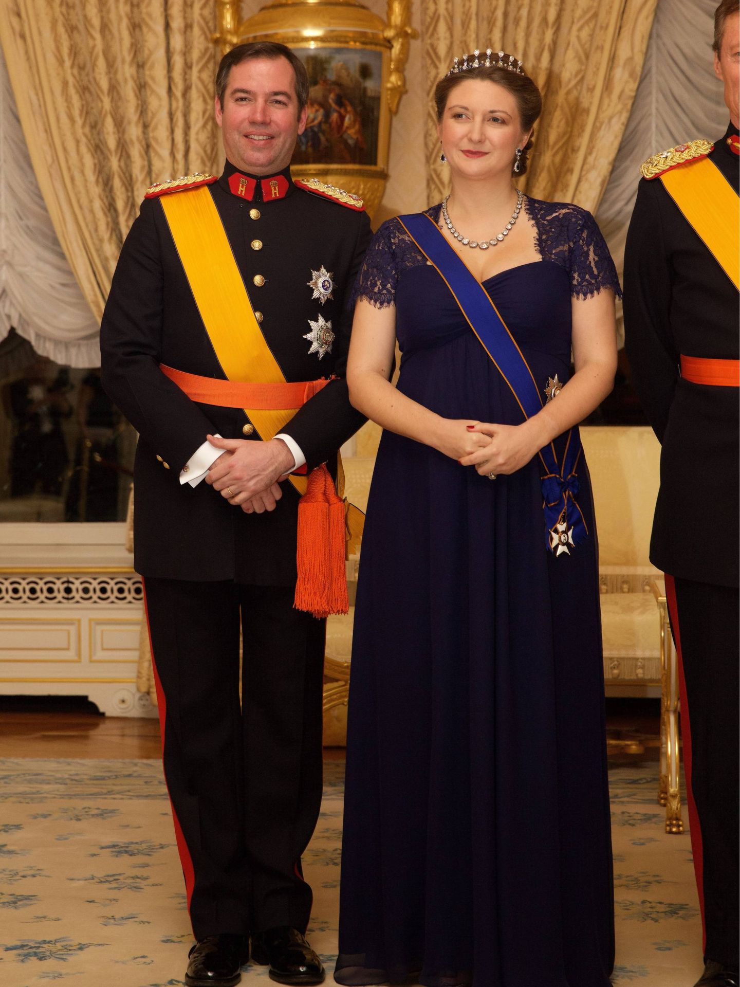 Stéphanie y Guillermo de Luxemburgo, el pasado enero. (Cordon Press)