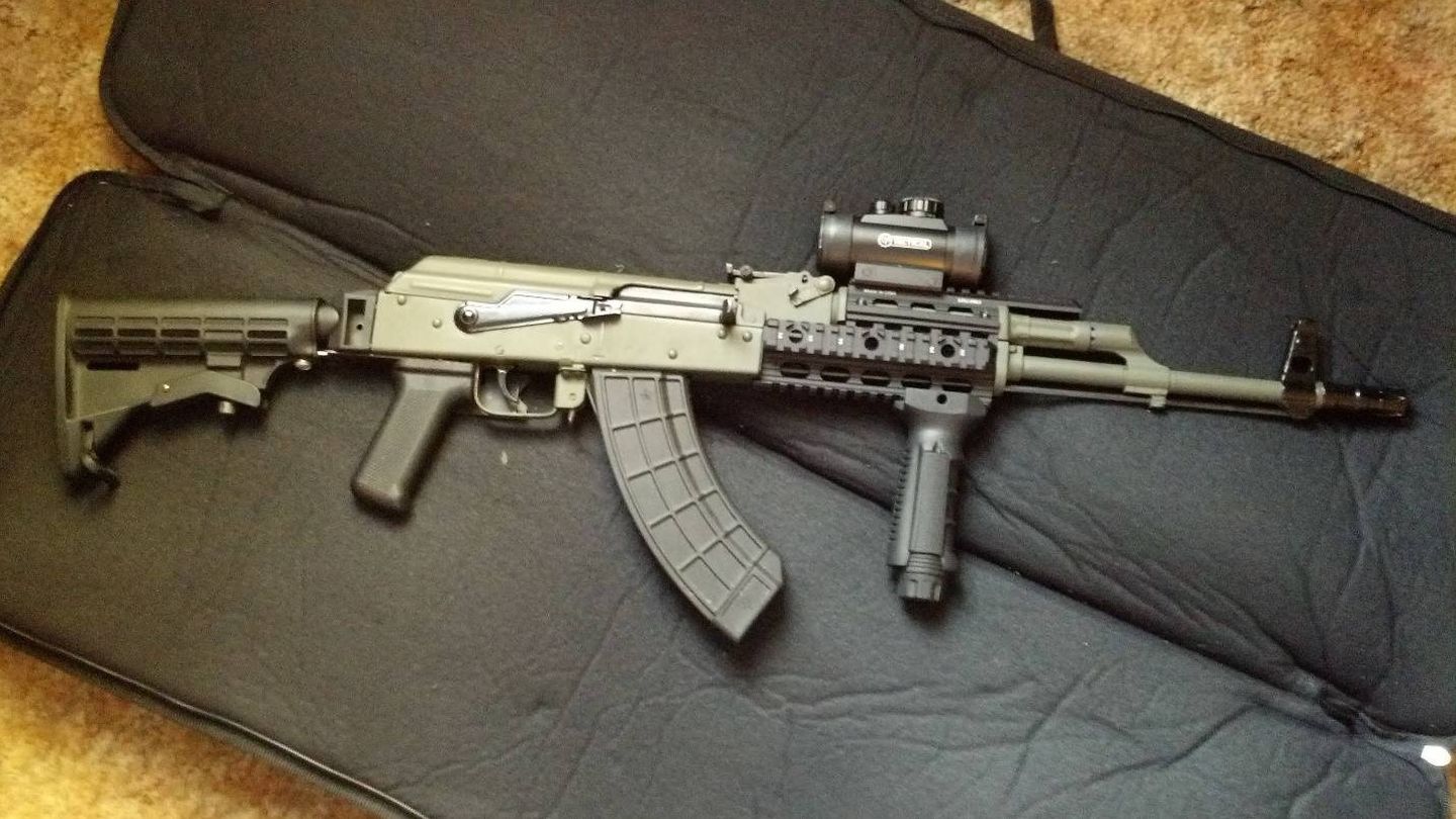 El fusil de asalto AK-47.