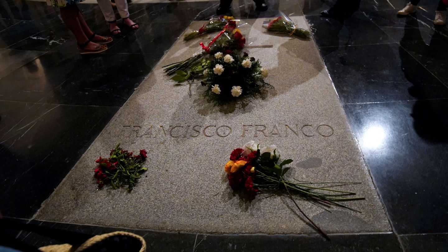 La tumba de Francisco Franco en el Valle de los Caídos. (Reuters)