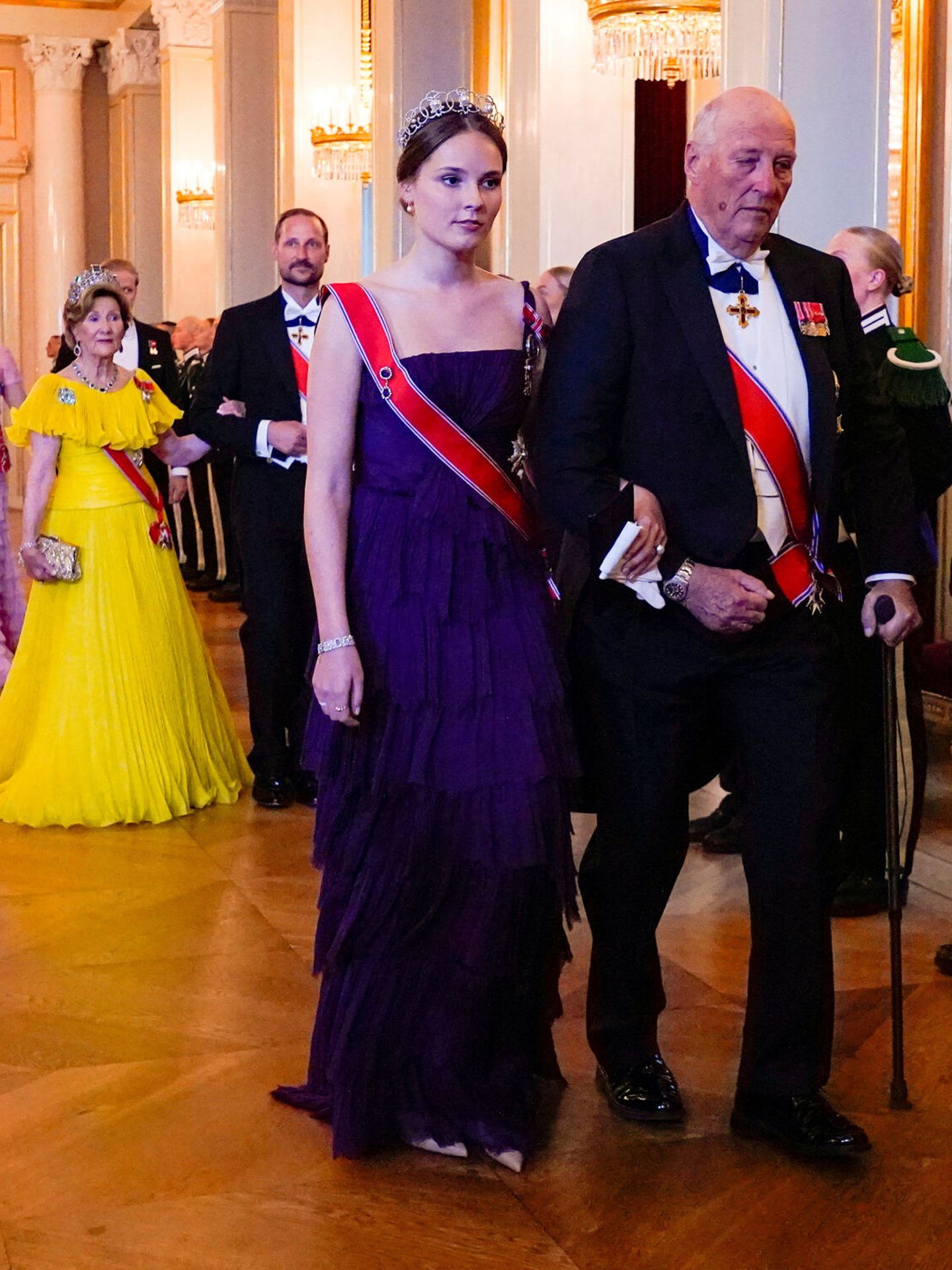 El rey Harald e Ingrid, en una imagen de archivo. (Reuters/Pool/Lise Aserud)