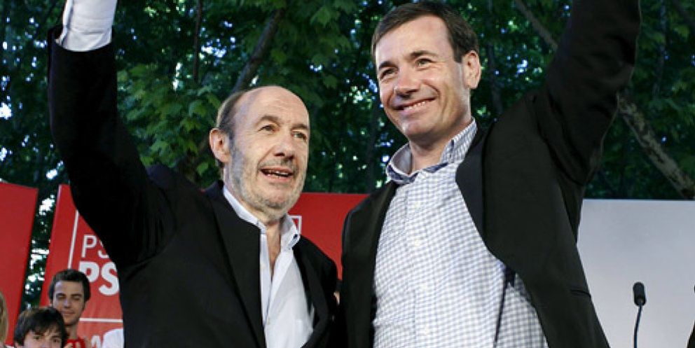 Foto: Rubalcaba y Gómez libran su penúltimo pulso por las listas del PSOE en Madrid