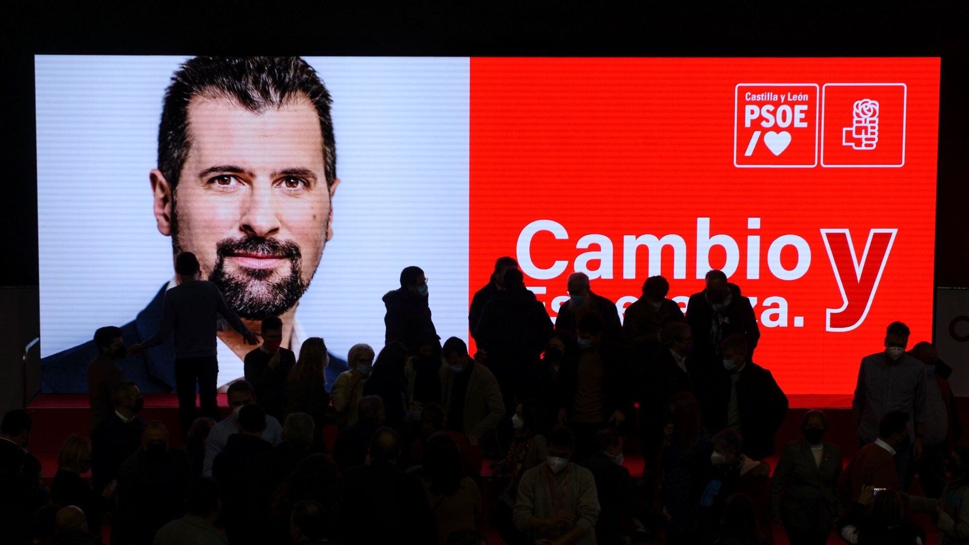 Acto de presentación del candidato socialista a la presidencia de la Junta de Castilla y León, Luis Tudanca. (EFE/Nacho Gallego)