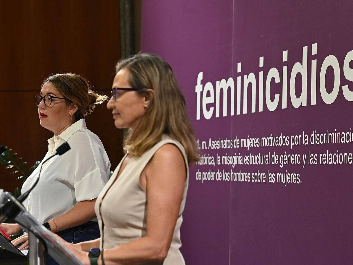 Foto: La secretaria de Estado de Igualdad y contra la Violencia de Género, Ángela Rodríguez (i), y la delegada del Gobierno contra la Violencia de Género, Victoria Rosell (d). (EFE/Fernando Villar)