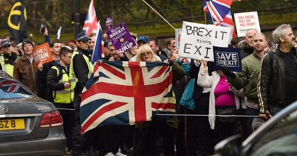 Foto: Marcha pro Brexit del UKIP. (Reuters)