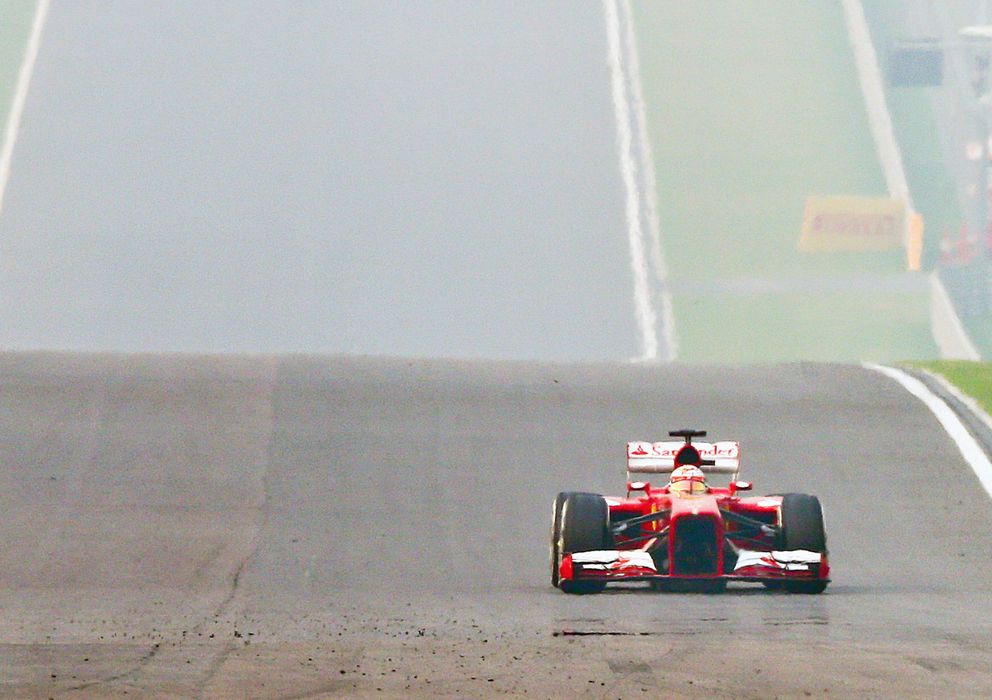 Foto: Fernando Alonso en el circuito de Budd.